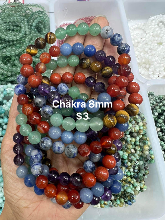 Chakra bracelet size 8mm